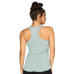 Débardeur Athlétique Sans Manches 50/50 pour Femme, Dos Nageur, Bleu Marine, pour Yoga, Course et Entraînement, Coupe Ajustée - Product Image 6