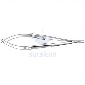 Portaagujas Castroviejo de 13 cm / 5-1/4 Pulgadas Curvo con Bloqueo, Instrumento Quirúrgico Simple para un Manejo Preciso de Agujas Finas - Product Image 4