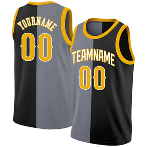 Maillot de basket-ball personnalisé unisexe, impression numérique, 100% polyester, respirant, taille plus - Product Image 1