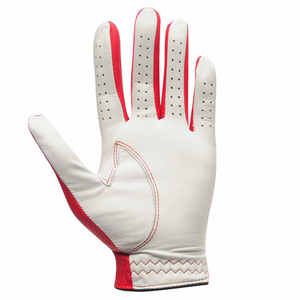 Gant de golf en cuir véritable pour homme SOSH4, modèle S-4, perforé, antidérapant, imperméable, avec sangle de poignet réglable, pour une meilleure prise en main sportive - Product Image 1