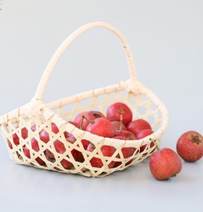 Panier en bambou le plus vendu panier en gros panier naturel au meilleur prix pour les cadeaux de vacances de Noël - Product Image 5