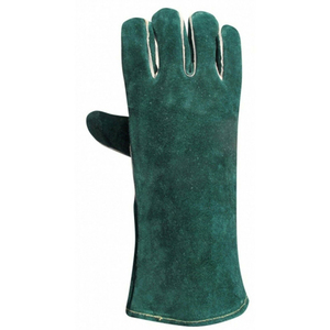 Gants de soudage sur mesure, robustes, 100 % laine, écologiques, à carreaux, compatibles écran tactile et détection d'aiguille, faible MOQ, fabriqués au Pakistan - Product Image 2
