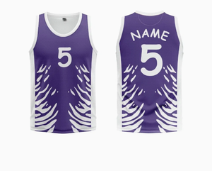 Uniforme de basket-ball personnalisé OEM, maillot de basket-ball par sublimation - Product Image 2