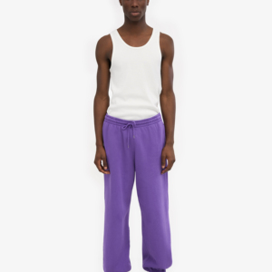 Custom-Made Streetwear Striped Track Pants Heavy French Terry Cotton Loose-Fitting Distressed Wide-Leg Men's Track Pants - Product Image 3