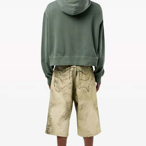 Nuevos Shorts de Mezclilla Desgastados y Rotos para Hombre, Shorts de Mezclilla con Agujeros Azules, Estilo Hip Hop Masculino - Product Image 4