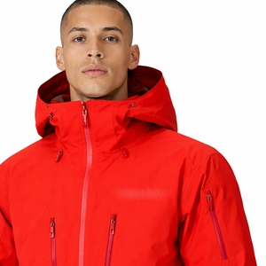 Chaqueta con Capucha Roja Personalizada para Hombre, Impermeable, Ligera, Cortavientos, Ropa de Calle para Exteriores, Proveedor Mayorista al por Mayor en EE. UU. - Product Image 5