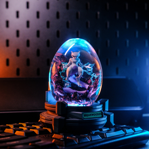 Lamp custom resin, lamp resin, custom night <b>light</b>, po.ke.mon lamp epoxy, art deco lamp, Personalized gift, Handmade gift - Product Image 2