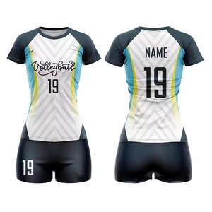 Tenue de sport en polyester respirant sur mesure, uniforme de volley-ball, best-seller, uniformes de sport unisexes pour adultes à bas prix - Product Image 1