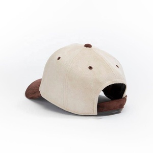 Casquette en coton bicolore personnalisée pour hommes, visière contrastée, casquette de baseball vintage, vente en gros OEM BD - Product Image 2