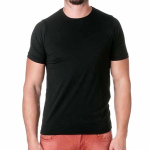 T-shirt pour homme à la mode, manches courtes, col rond, vente en gros, OEM, décontracté, 100% coton, qualité d'exportation, logo personnalisé - Product Image 1