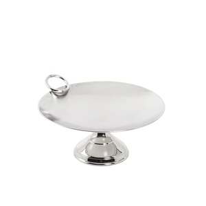 Stainless Steel Chocolate <b>Storage</b> Organizer <b>Tabletop</b> Restaurants Decorative Piece Latest Design Nickel Polished Metal Cake Stand - Product Image 3