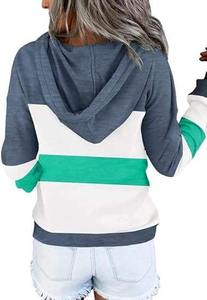 Sudadera Holgada Informal de Punto para Mujer 2026, Sudadera con Capucha de Color Sólido, Estilo Hip Hop de Invierno, 100% Algodón Ecológico - Product Image 2