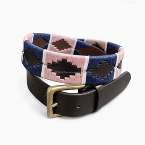 Cinturón de Cuero Tejido a Mano de Alta Calidad, Cinturón Ecuestre Personalizado, Cinturón Casual Unisex de Moda con Hebilla de Latón - Product Image 6