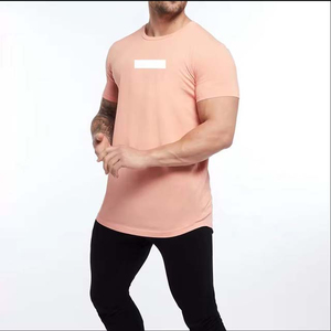 T-shirts à manches courtes pour hommes en coton et fibre de bambou, respirants, écologiques, coupe ample, mode été, col rond uni, style urbain - Product Image 3