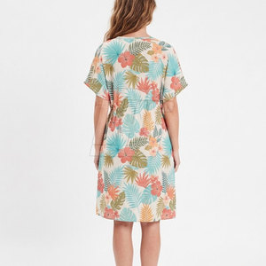 Robe de plage pour femmes, imprimée, légère, coupe ample, pour les vacances et les journées à la plage - Product Image 2