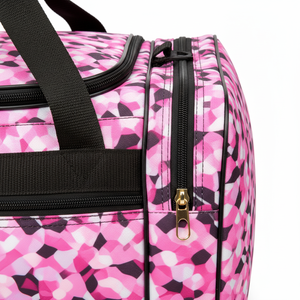 Bolsa de Deporte MEGA MAPLE Premium con Estampado Geométrico, 1000D, Gran Capacidad, Múltiples Bolsillos, Cierre de Cremallera, Elegante Bolsa de Viaje para Gimnasio - Product Image 3