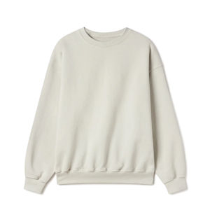 Sweat-shirts unisexes en molleton de coton vierge pour homme, coupe oversize, col ras du cou, personnalisables avec logo imprimé ou brodé, modèle Designer 2027 - Product Image 1