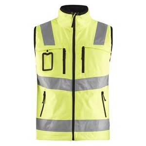 Chaleco de Seguridad de Alta Visibilidad Clase 2, Impermeable, Reflectante, Amarillo, con Múltiples Bolsillos y Cierre de Cremallera - Product Image 1
