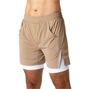 Premium Quality Men's Summer Casual Beach Shorts 80% Cotton Breathable Elastic Waist <b>Mid</b> Loose Drawstring Front Printed Hot - Product Image 3