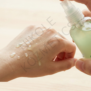 Tonique liquide sans alcool au thé vert avec panthénol pour peaux grasses et sensibles, hydratant, minimisant les pores, apaisant, tonique facial - Product Image 4