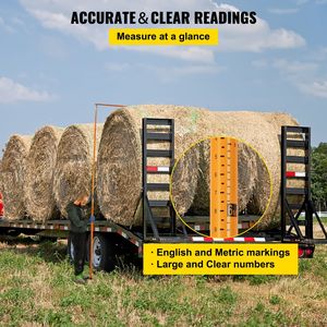 Asta di Misurazione Altezza Camion in Fibra di Vetro da 20 Pollici, Non Conduttiva, Regolabile, Strumento per Misurare l'Altezza dei Veicoli - Product Image 2