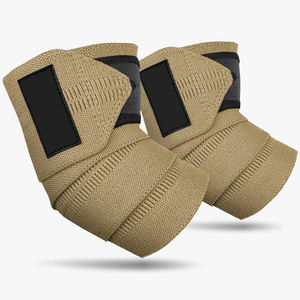 Attelles de soutien du coude en néoprène robustes pour la musculation, respirantes, réglables, unisexes, 40 pouces, pour la musculation et la gymnastique - Product Image 1