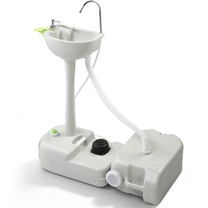 Lavabo Portatile da Esterno con Serbatoio di Recupero da 24L, Prodotto per Bagno Rimovibile - Codice 17634047CHH 7701 562 - Product Image 6