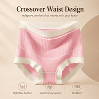 Culottes de maternité taille haute en coton antibactériennes ODM pour femmes, adaptées aux différentes étapes de la grossesse et après l'accouchement