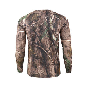 เสื้อเชิ้ตตกปลาแขนยาวลายพรางสำหรับผู้ชาย UPF 50 แห้งเร็ว 100% โพลีเอสเตอร์ เสื้อคลุมแบบสวมหัวสำหรับผู้ใหญ่ เสื้อผ้าสำหรับกิจกรรมกลางแจ้ง - Product Image 6