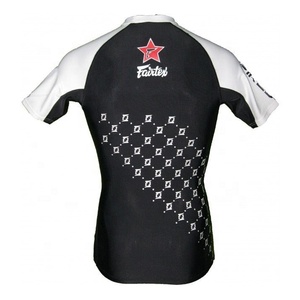Design Your Own <b>Rash</b> <b>Guard</b> Custom MMA Half Sleeve Fairtex <b>Rash</b> <b>Guard</b> <b>BJJ</b> Man <b>Rash</b> <b>Guard</b> Wholesale Printed Kickboxing Muaythai - Product Image 2