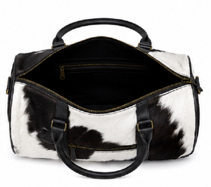 Bolsa de Viaje de Cuero Vacuno Gravs DF-09, Bolsa de Fin de Semana de Lujo, Equipaje de Mano Hecho a Mano, Bolsa de Gimnasio de Alta Calidad con Cierre Deportivo - Product Image 3