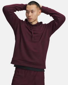 <b>Men's</b> <b>Burgundy</b> <b>Hoodie</b> Regular Fit 100% Cotton Casual Autumn Wear Pocket Design 500g Digital Printing Logo Zipper-Up Breathable - Product Image 1