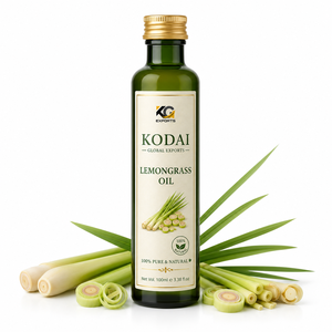 Huile Essentielle de Citronnelle du Tamil Nadu 100% Pure et Naturelle de Qualité Supérieure, Distillée à la Vapeur, pour Aromathérapie et Soin du Visage, par Kodai Global Export - Product Image 1