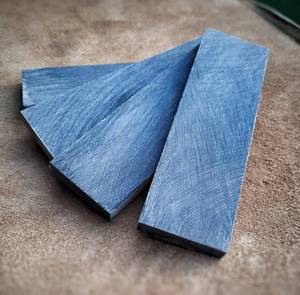 Mango de cuchillo de cuerno de oveja pulido, escamas naturales prensadas con cuernos de carnero, producto de placas de cuerno - Product Image 3