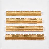 Règle de Mahjong de luxe en bambou tressé et acrylique, taille standard américaine, design transparent de précision pour la décoration intérieure