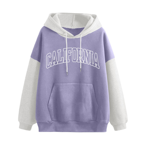 Sudadera con Capucha de Invierno para Hombre, Tejido de Mezcla de Seda/Algodón, Corte Holgado, Diseño con Bloques de Color, Impresión Serigráfica, Servicio OEM, 400 Gramos - Product Image 3