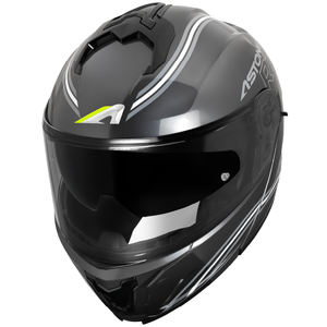 Casco Modular Abatible ASTONE HELMETS Nuevo Modelo ROCKET GLOSS METAL GREY, Seguridad ABS, con Forro de Poliéster, Tallas XS-2XL RT7 - Product Image 3