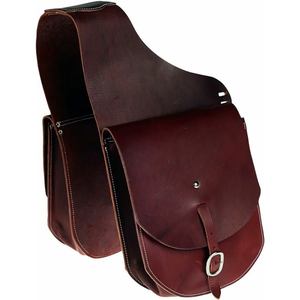 Distinctive Hand Tooled Leather Horse Saddle <b>Bag</b> | Western Equestrian Riding Training Travel Outdoor Storage Tack Gear Pouch Set - Product Image 3