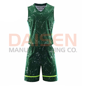 Ensemble d'uniformes de basketball personnalisés pour jeunes, légers et respirants, maillot et short, nouveau style, vêtements d'équipe OEM avec logo - Product Image 5