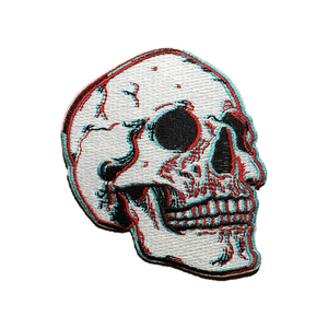 Patch brodé 3D écologique personnalisé en mousse, logo en relief dimensionnel, thermocollant, en tissu non-tissé pour la décoration de vêtements - Product Image 3