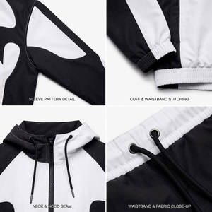 Custom Streetwear Manufacturer Nylon Tracksuit <b>Men</b> Windbreaker <b>Jacket</b> High Quality Sweat <b>Suits</b> Unisex Embroidered logo Tracksuit - Product Image 6
