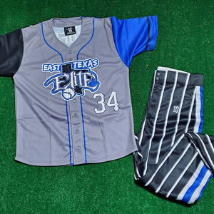 ชุดซอฟต์บอลแบบกำหนดเอง ชุดเบสบอลแบบกำหนดเอง เสื้อและกางเกงเบสบอล ชุดทีมเยาวชนแบบซับลิเมชั่น - Product Image 2