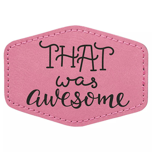 Personalized Genuine Leather <b>Patches</b> for <b>Jackets</b> Hats Engraved Logo Durable Labels for Premium Apparel Branding - Product Image 1