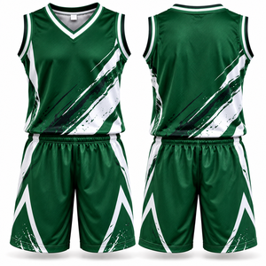 Conjunto de Uniforme de Baloncesto Personalizado, Camiseta y Pantalones Cortos para Hombres, Niños y Equipos Juveniles, Ropa Deportiva Sublimada, Fabricante OEM - Product Image 3