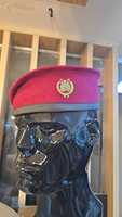 Béret Tactique Formel Uni Unisexe en Mélange de Laine Douce, Protection Anti-UV, Chapeau Adulte Toutes Saisons, Fabricant Conforme ISO 9001:2015