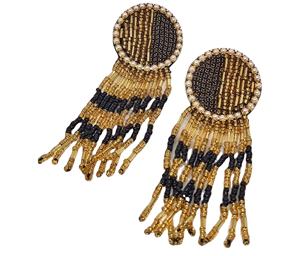 ต่างหูลูกปัดปักเย็บด้วยมือต่างหูลูกปัดหลายเม็ดตามสั่งสำหรับผู้หญิงเครื่องประดับสำหรับงานปาร์ตี้ในราคาที่ดีที่สุด - Product Image 1