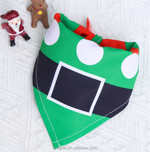 Bandana de Noël pour animaux de compagnie, écharpe festive pour chien, accessoire pour animaux de compagnie imprimé sur mesure, vente en gros - Product Image 5
