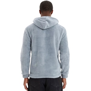 Premium Quality 100% Organic Cotton Heavyweight Customizable Logo Breathable Seamless Fusing Winter Mens Oversized Streetwear - Product Image 3