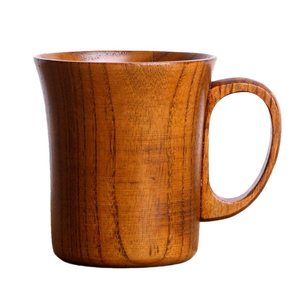 Mug en bois fait main, design classique, écologique, 200 ml, compatible lave-vaisselle, cadeau d'affaires - Product Image 1