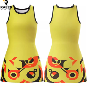 Nouvelle tenue de netball pour femmes, légère, avec impression par sublimation, design personnalisé, robe de netball, nom du joueur personnalisé, nom de l'équipe - Product Image 1